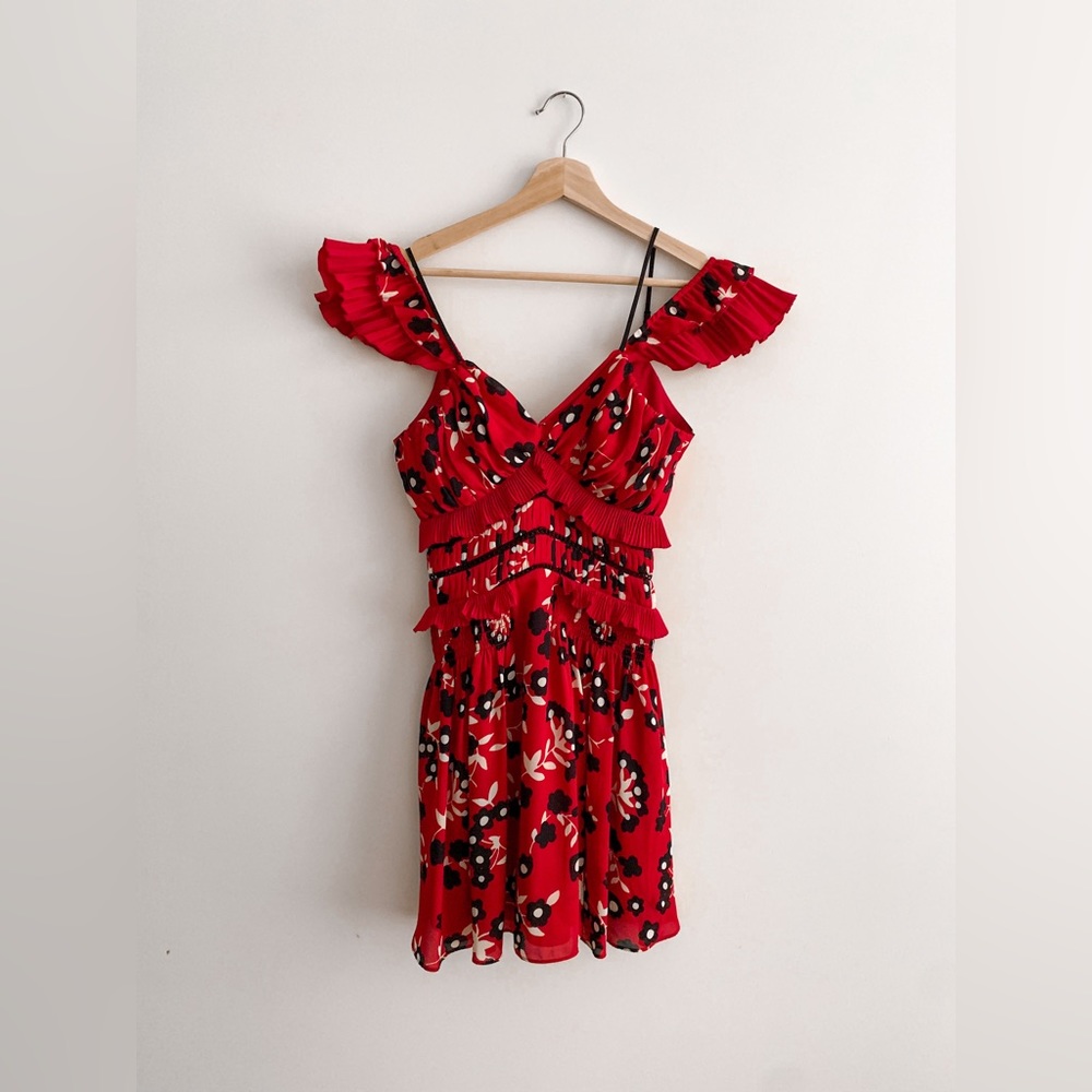 SELF PORTRAIT RED DRESS
